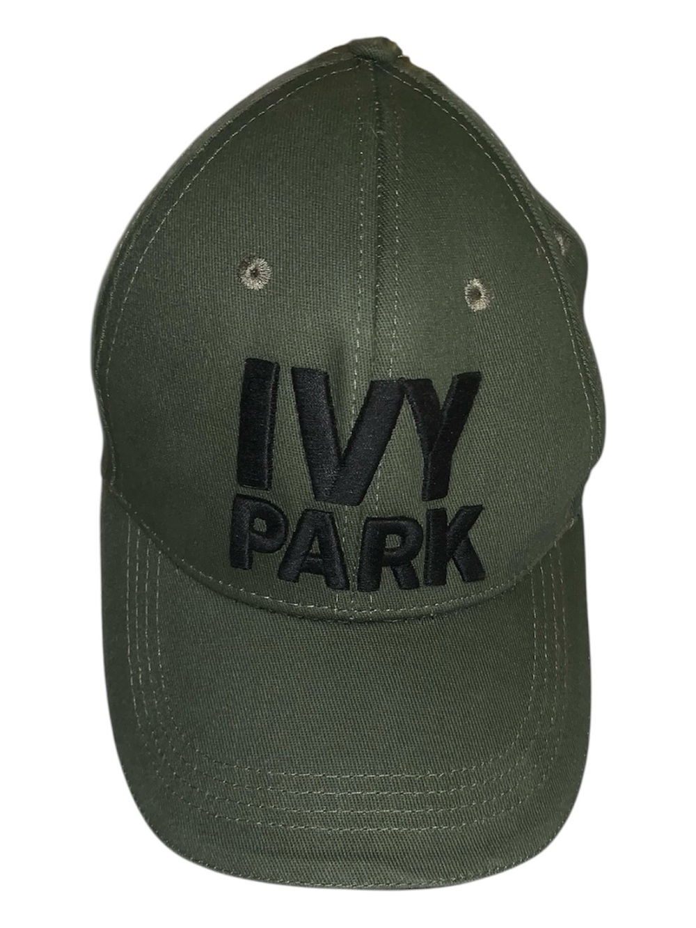 IVY PARK Olive Green Baseball Cap with Black Logo